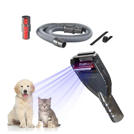 Defurry Pet Grooming Brush Hair Deshedding Tool for Dogs&Cats Professional Shedding Fur Remover Comb as Vacuum Cleaner Attachment Kit for Dyson V15 V12 V11 V10 V8 V7 V6