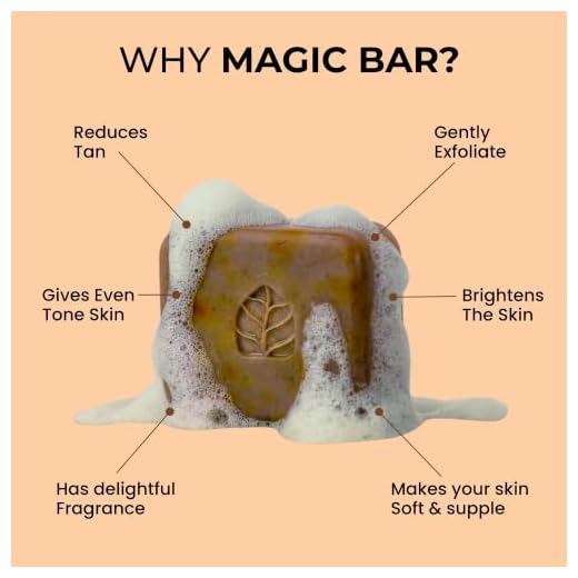 Ghar Soaps Sandalwood & Saffron Magic Bar For Bath (300 Gms Pack Of 3) | Paraben Free | Chandan & Kesar Bath Soap | Handmade Soaps For Glowing | Skin Brightening Soap For Men & Women