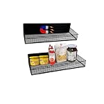 Bruda 2 Pack Large Magnetic Shelves Spice Rack Organizer