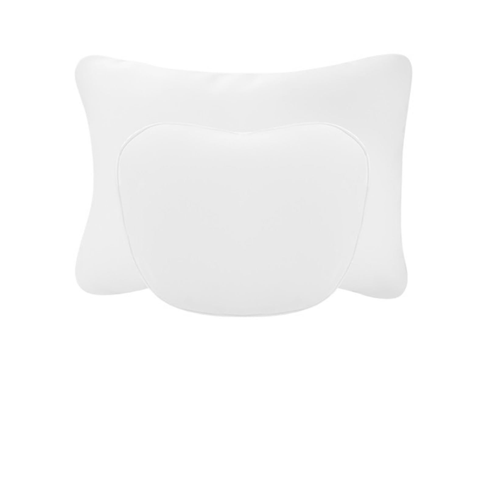 POAWUDJA Car Pillow Car Seat Headrest Fit For Mercedes For Tesla Lumbar Support Neck Pillow Removable Cover(M3MY 05W)