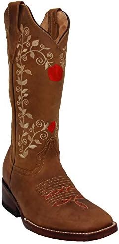 Amazon.com: Botas de vaquero Western Shops para mujer, puntera cuadrada de  piel vaquera, Marrón, 6.5 : Ropa, Zapatos y Joyería