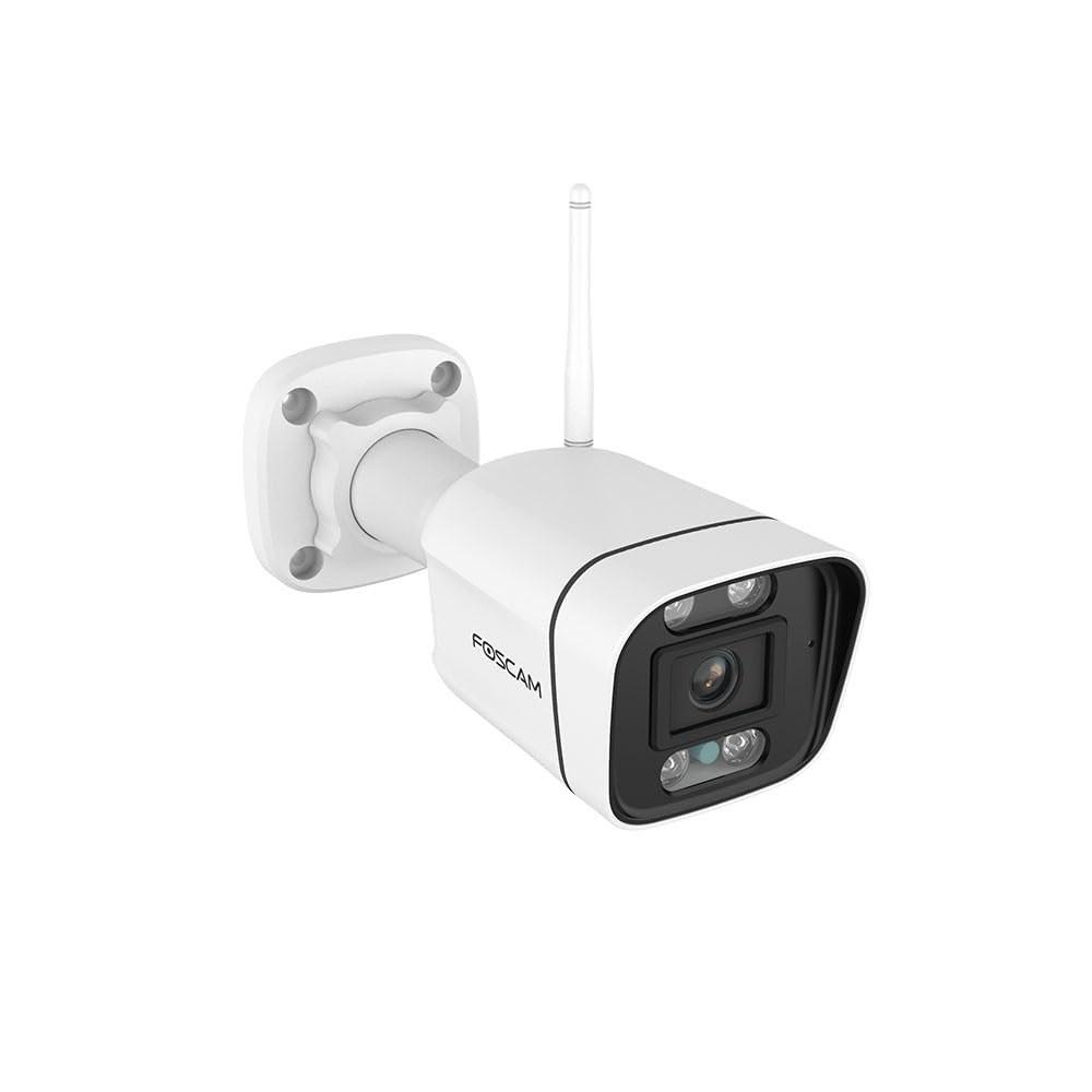 Cámara IP WiFi de 8 MP QHD para Exteriores con focos y Sirena - Foscam V8P Blanca
