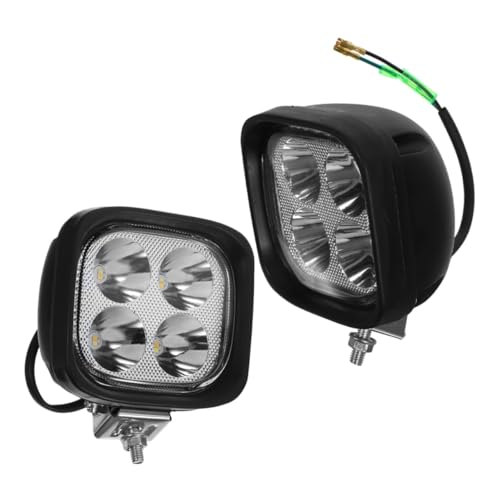 HIAKDOFT 2 pezzi Faro LED per Carrello Elevatore Luce Lavoro Super Luminosa e Durevole Ricambio Compatibile con Vari Modelli Efficienza Energetica e Facile Installazione