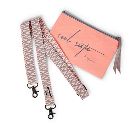 NOOMYA® Handykette Sweet Grey | Baumwolle | Wechselband zum Umhängen | ohne Hülle | universal für Handyhüllen mit Ösen | iPhone Samsung Google Xiaomi | Taschengurt kl. Tasche Handytasche | Geschenk