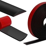 Tapajuntas Suelo Adhesivo Tiras de Transición de Piso(Negro, 300x2cm)