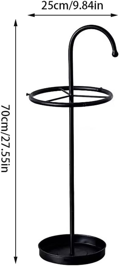 Creative Metal Free-standing Umbrella Stand for Entrance - Universal Holder for Long & Short Umbrellas, Stylish Cane Storage, Durable Household Umbrella Barrel