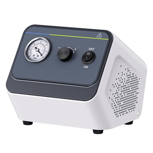 Pompe à vide de laboratoire – Filtration à membrane sans huile, vide max 0,09 MPa, pression positive 40 psi, vitesse de pompage 15 L/min, 20 l/min en option pour une utilisation en laboratoire