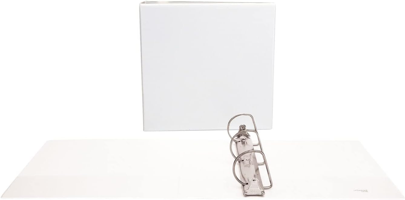 Universal 3" D-Ring View Binder, 600 Sheet Capacity, White