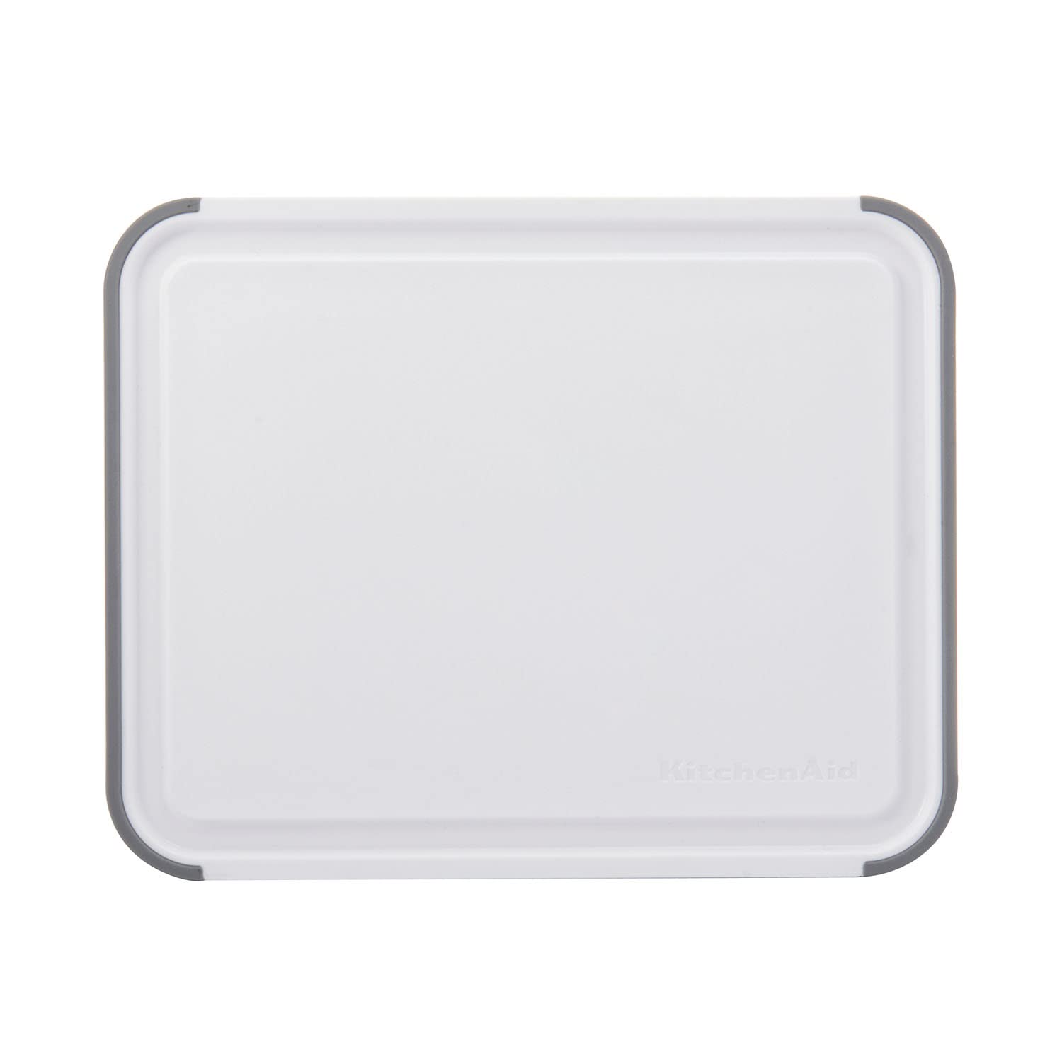 KitchenAidClassic Non-Slip Chopping Board 110x140 mm, White, BPA Free Polypropylene Plastic, KEG700NOSMGA, DX270