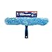 Unger Professional Connect and Clean 2-in-1 Squeegee and Scrubber, 14” Window Cleaning Tool, Essential Glass Cleaner for Commercial and Residential Use, Reusable Microfiber Sleeve, Streak-Free Results