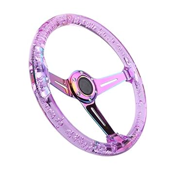 新品 現品限り! アクリル ステアリング 14inch クリアー Amazon | OtpOutopa クリスタルアクリルステアリングホイール