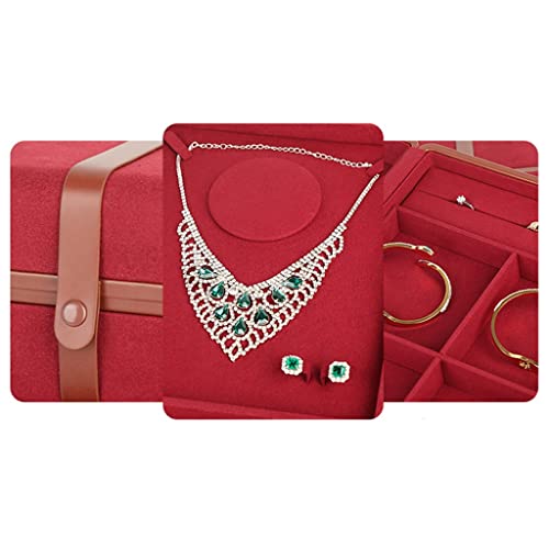 Boîte à bijoux double en PU gris clair, le coffret cadeau idéal pour elle - 3