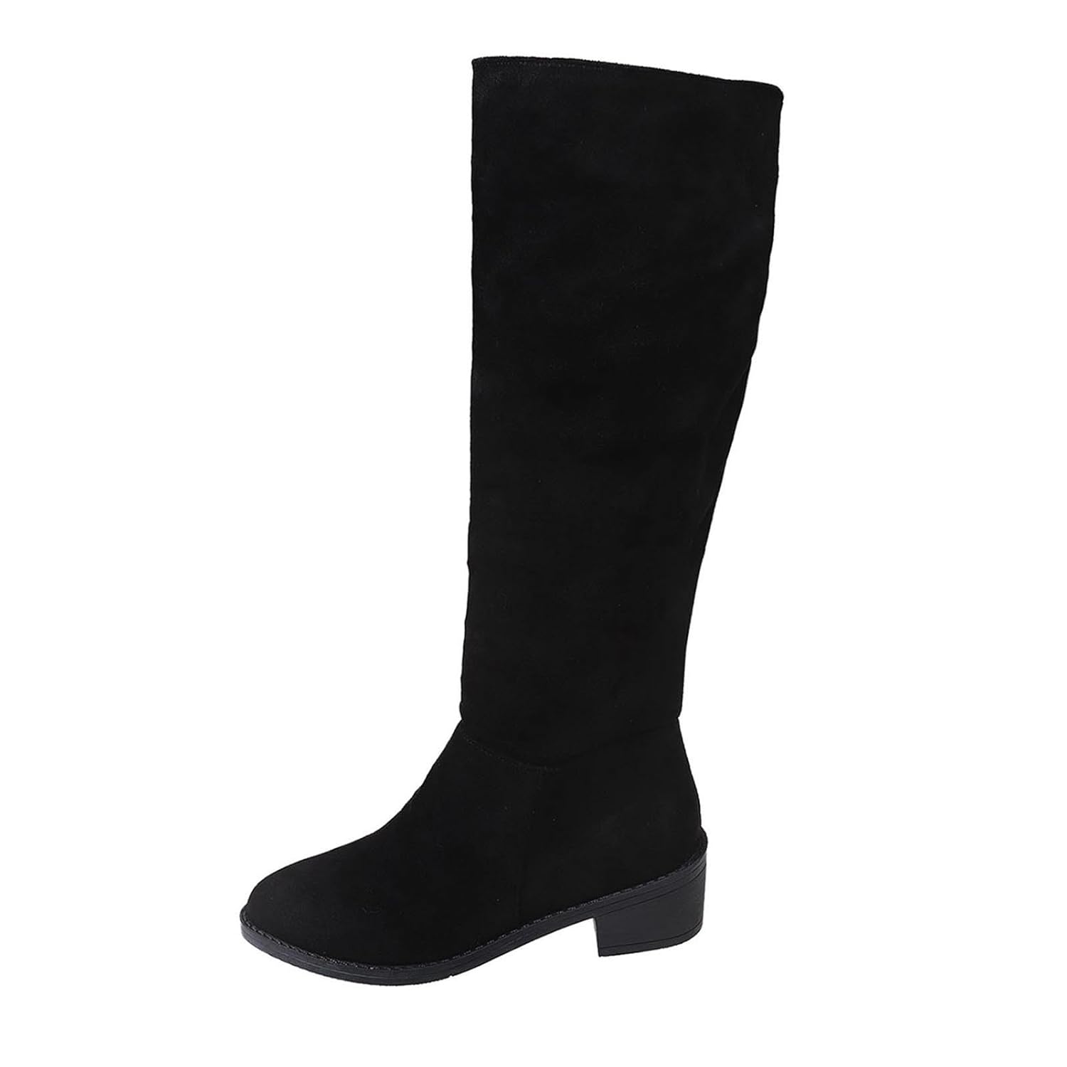 Over Knee Boots Women Chunky Block High Heel Thigh Stretchy Winter Tall Boot Classic Chelsea Long Boots for