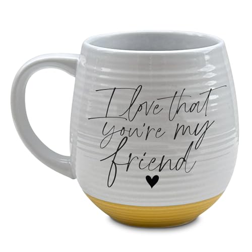 Taza de cerámica cilíndrica con mensaje inspirador 18 oz miniatura 3