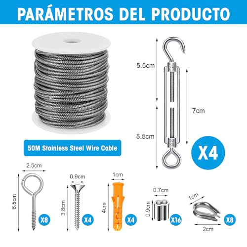 Cable acerado recubierto de plástico 11 Imagen adicional