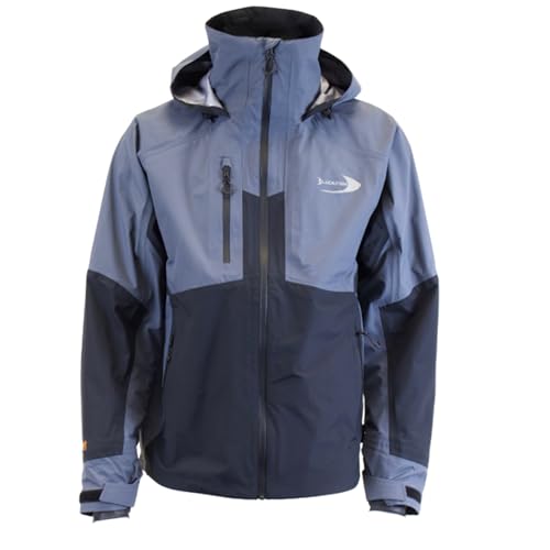 Aspire Waterproof Fishing Jacket – Breathable, Windproof Shell for Ice Fishing & Harsh Weather (Charcoal/Black)2