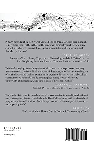 Enacting Musical Time: The Bodily Experience Of New Music (Oxford Studies In Music Theory) #TOP1