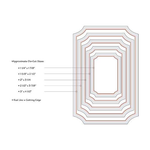 Amazon.com: Sizzix Framelits Die Set 5/PK - Tickets