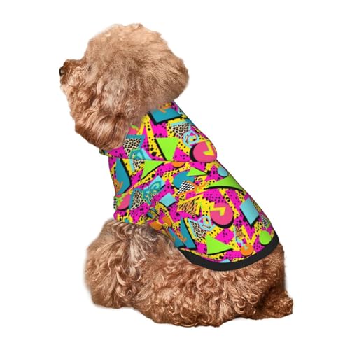 Suéter con capucha retro para perro talla XL miniatura 7