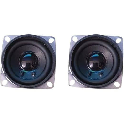 SP Electron 2 inch Square 4 Ohm 3 Watt Black Full Range Spea