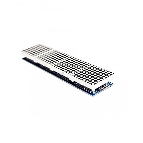 xcluma MAX7219 Microcontroller 4 in 1 Display with 5P Line Dot Matrix Module - Image 2