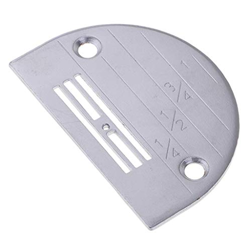 Inzopo Industrial Máquina de Coser Serie E Placa de Aguja/Alimentación Perro Placa Para Pfaff, Singer, Brother, Juki y Más - Plata, E14 Cover