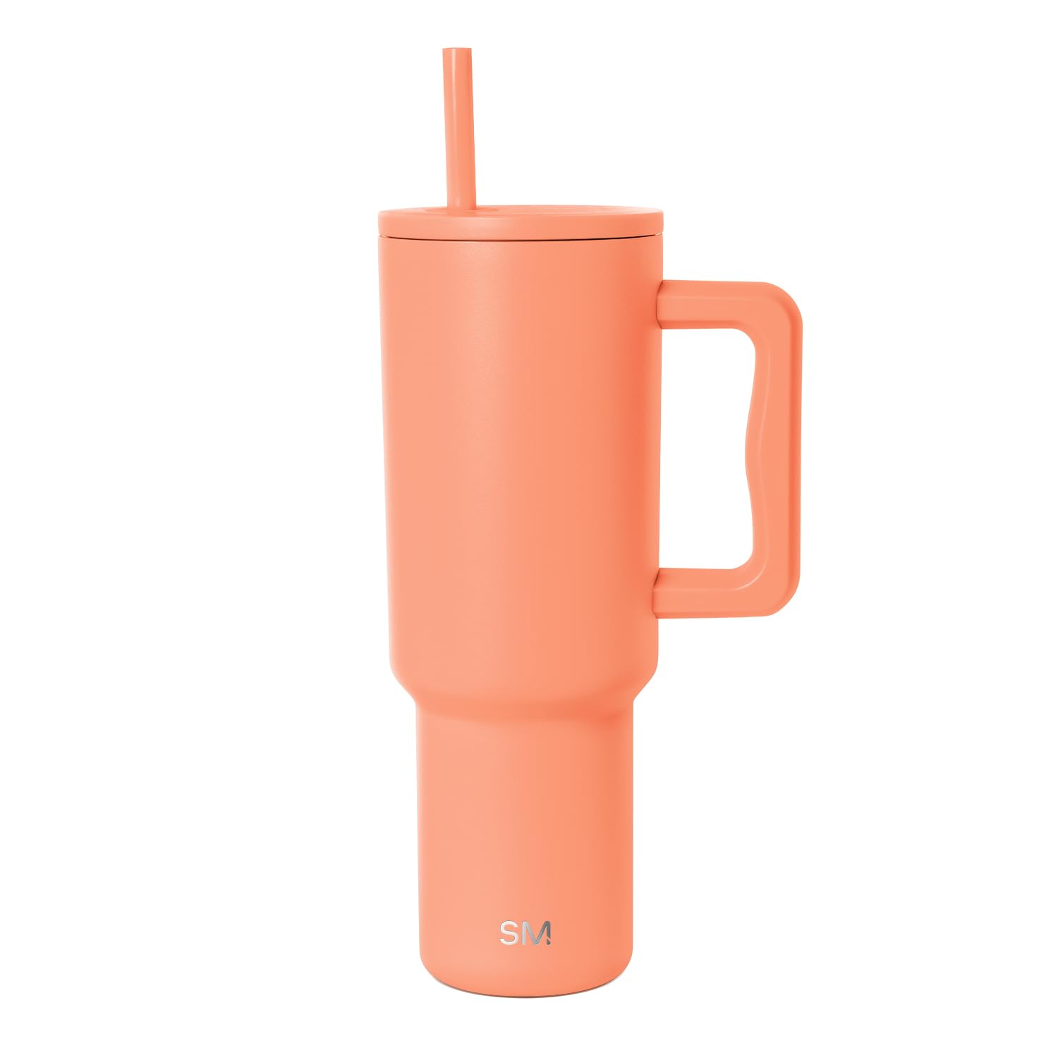 Simple Modern Tumbler with Handle and Straw | 40oz | Orange