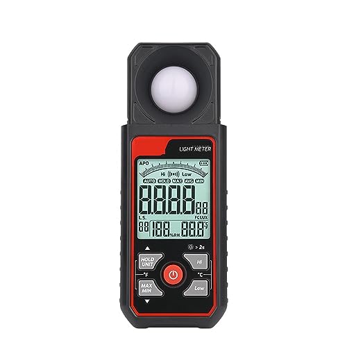 Fotómetro digital de 300000 LUX medidor de luz y probador ambiental LX/FC