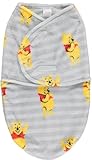 Disney Winnie The Pooh Single Ply Baby Swaddle Sack, Easy Wrap Infant Swaddling Blanket, Soft Comfort Swaddler/Hospital Swaddles for Newborns, Stripe