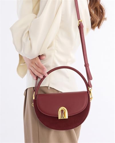 Leather Tote Bag Clutch Purse for Women Saddle Bag Crossbody Handbag Small Top Handle Purse Shoulder Handbag Clutch Satchel3