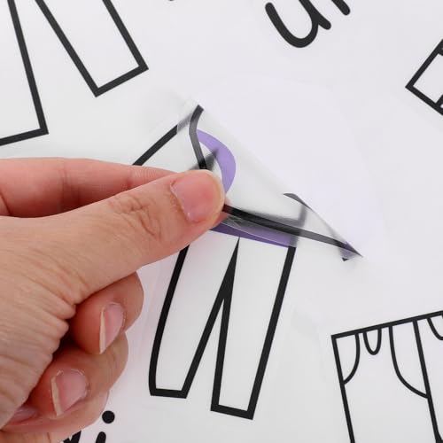 Pegatinas para clasificar ropa con láminas autoadhesivas de gran adherencia 6