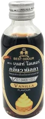Best Odour: Thai Food Flavor (30cc) - Authentic Thai Essence aroma Perfect for desserts beverages baking cooking fragrance (Vanilla scent)