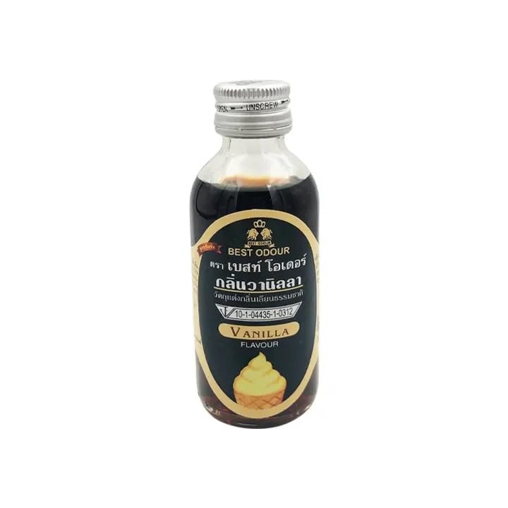Best Odour: Thai Food Flavor (30cc) - Authentic Thai Essence aroma Perfect for desserts beverages baking cooking fragrance (Vanilla scent)