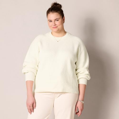Image of Amazon Essentials Women's Ribbed Long Sleeve Crewneck Sweater