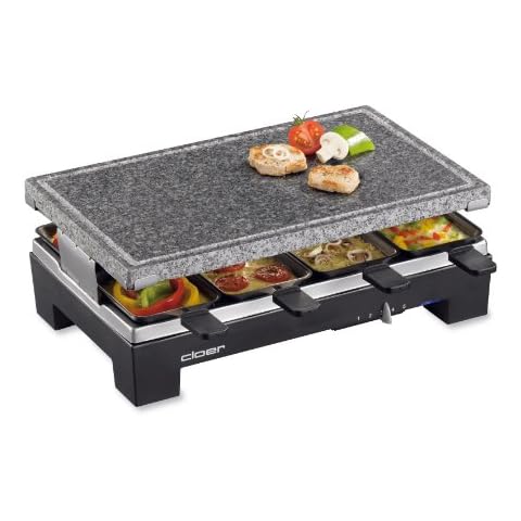 Cloer 6420 Raclettegrill mit Naturstein Cover