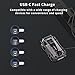 AYKEYON-K Flashlights High Lumens - Super Bright 800 LM, USB C Rechargeable LED Keychain Flash Light with COB Side Light, 8 Modes, IPX5 Pocket Flashlight,Tactical Flashlight（Black）