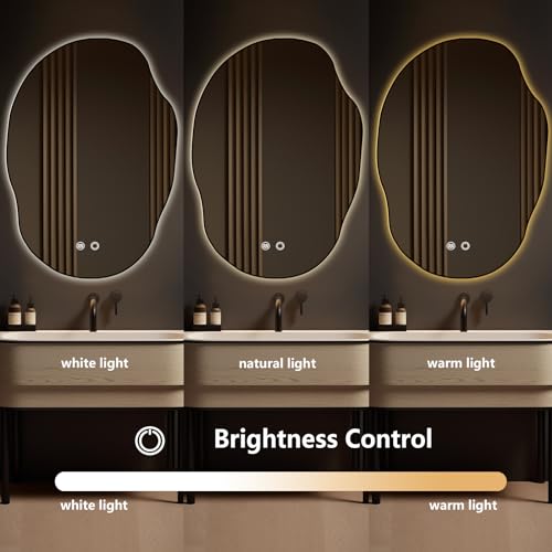 Wallbeyond Led Bathroom Mirror With Lights, 25 X 35 Inch Led Bathroom Vanity Mirror For Wall thumb #7