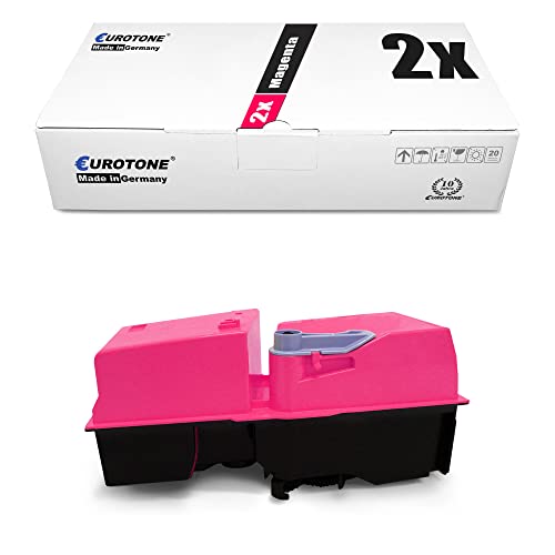 Cartouche TK-820 M Rouge Eurotone Norme ISO 19798 pour Mita FS/C8100 DN Pack de 2