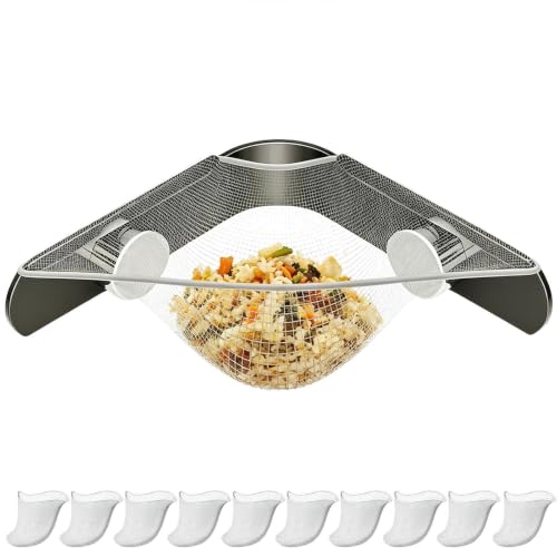 Filtro triangular de fregadero con red para atrapar restos de comida de cocina 2