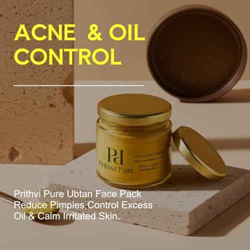 Image of Ubtan Face Pack Powder 300g | Ayurvedic Herbal Ubtan for Glowing Skin & Tan Reduction | Controls Excess Oil | Sandalwood, Turmeric & Multani Mitti | Natural Face & Body Pack