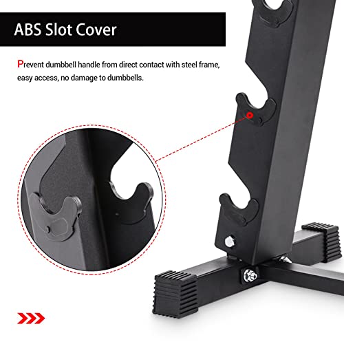 Bimiti Dumbbell Rack 6 Tier Weight Rack A-Frame Steel Strength Training Dumbbell Stand For Home Gym Exercise 800 Lbs Weight Capacity #TOP7