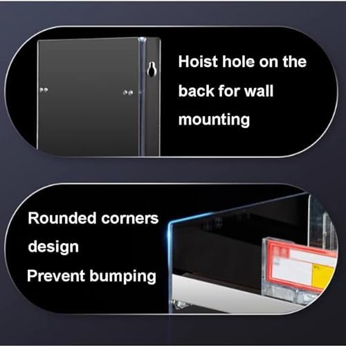 Transparent Tobacco Display Rack - Wall-Mounted & Countertop Cigarette Holder for Convenience Stores, Supermarkets & Retail Shops