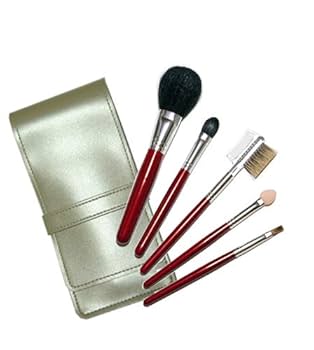 【新品】熊野筆 化粧ブラシ 5点セット 5点セット：S-16｜竹宝堂（ちくほうどう）熊野筆・化粧筆