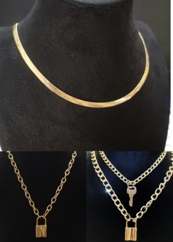 Wbxsban 9 Sets Gold Layered Necklaces for Women Fashion Trendy Retro Coin Pendant Necklace Dainty Chunky Chain Choker Necklaces - Image 6