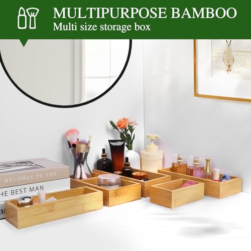 Maplegrace 20230727-00 Bamboo Drawer Organizer Set thumb #5