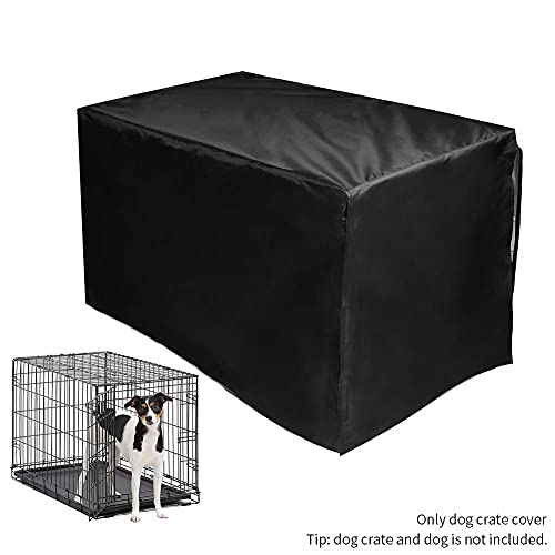 Dog Crate Cover, Pet Kennel Cover Provided For Wire Crates, Cage, Heavy Duty Waterproof Windproof Pet Kennel Cover Indoor Outdoor Protection #TOP6
