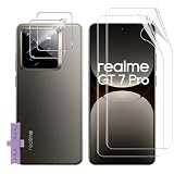 Lutree per Realme GT 7 Pro Pellicola Protettiva, 2+2 Pezzi TPU Pellicola Protettiva + Vetro Temperato Pellicola Fotocamera, HD Anti-Graffio Anti-Impronte Protezione Schermo
