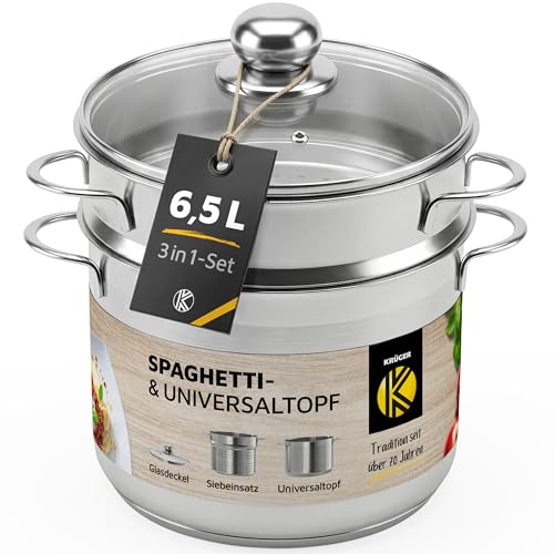 Karl Krüger SPA Edelstahl Spaghettitopf, 24 cm