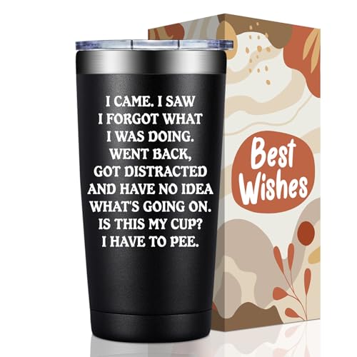 BIRGILT Birthday Gifts for Men, Women - I Came I Saw I