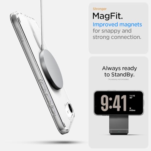 Image of Spigen for iPhone 17e / 16e Case, Ultra Hybrid MagFit [Anti-Yellowing] [Compatible with Magsafe] - Clear